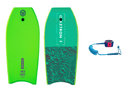 CERES Body Board 43
EPS core with HDPE high density polyethlyene slick bottom. 1 fiberglass stringer. Incl. wrist leash .