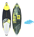 COMET EVO Wakesurf 63 
Surf styleompressed molded with traditional foam core. Incl, 3* 1.7" wakesurf fin. 