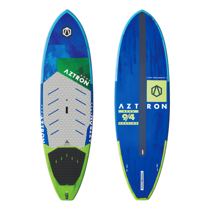 APUS Carbon Surf SUP 9'4" 
Full carbon surf SUP with EPS foam core, Incl,  1*10" US center fin, 2* FCS II side fins, 7" surf leash
