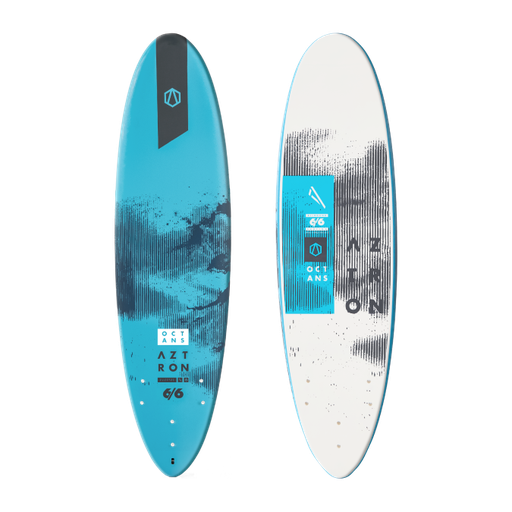 [AZTAH-703] OCTANS Soft Surfboard 6'6"
All-wrapped EVA soft top surf board with HPDE slick back. Fun board shape.  1 wooden stringer. Incl, 3*4.5  PVC surf fins, 7.0 surf leash. 